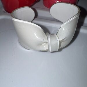 Source Unknown White Bow Bracelet